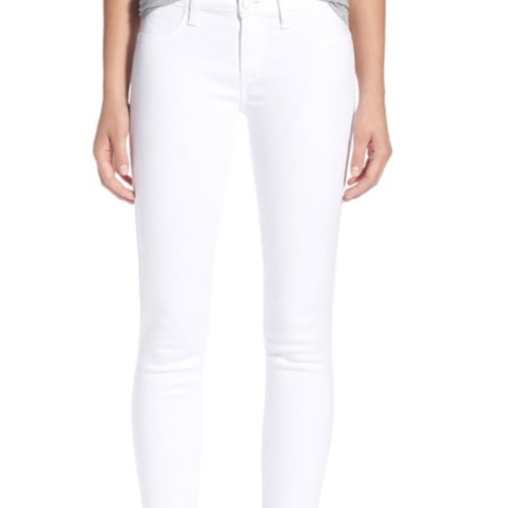 Paige Verdugo Ultra Skinny Jeans - White; Size 26